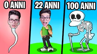 INGRANDIAMO LA PERSONA PIÙ PICCOLA DA 0 A 100 ANNI!! 100 Years Life Simulator