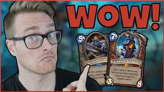 I Can't Believe This Deck WORKED! (Patron Warrior is Back?) | Descent of Dragons | Wild Hearthstone