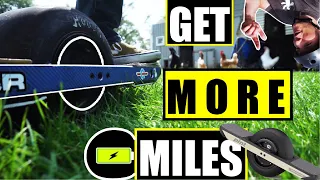 Onewheel Mileage HACKS (6 easy tips for MAX range!)