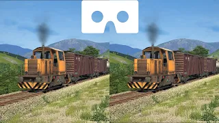 Derail Valley 3D VR video 3D SBS VR box google cardboard