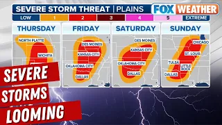 Tornado Alley Roars To Life As Multiday Severe Threat Looms For Central US