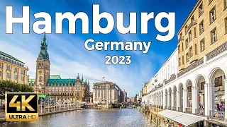 Hamburg 2023, Germany Walking Tour (4k Ultra HD 60fps) – With Captions