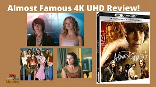 Almost Famous 4K UHD Blu-Ray Review!