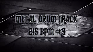 Fast & Aggressive Metal Drum Track 215 BPM | Preset 2.0 (HQ,HD)