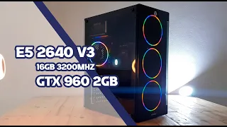 Kit Xeon E5 2640v3 + GTX960 2GB (time lapse)