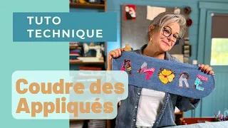 Coudre des appliqués à la machine (classiques ou inversés)