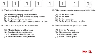 TOEFL ITP Listening Exercise 2 - Part C Long Talks