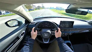 New Honda CIVIC Hybrid 2023 - POV Test Drive by Supergimm