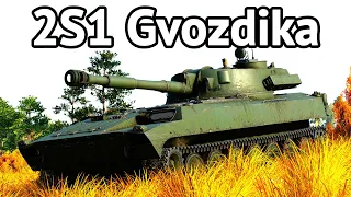 2S1 Gvozdika Gameplay - Hungarian Self-Propelled Gun in War Thunder