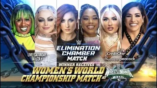 WWE Elimination Chamber Women’s Chamber Match 2K23 Simulation