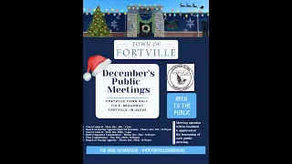 12/21/2023 - Fortville Redevelopment Commission (RDC) Meeting