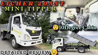 "Full Detailed Review of Eicher 2055 Tipper - A Must-Watch for Truck Enthusiasts!"