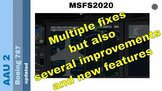 Flight Simulator 2020 - MSFS Update - Aircraft & Avionics Update 2 - Boeing 787 updated