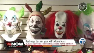Best way to calm your kids clown fears
