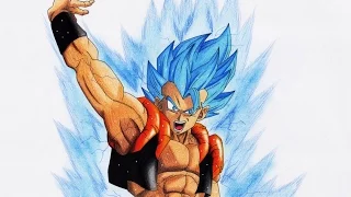 ゴジータ 超サイヤ人のブルー/Drawing Gogeta Super Saiyan Blue