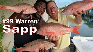 HALL of FAME *Warren Sapp* Goes Deep Sea Fishing with DeerMeatForDInner! {Catch Clean Cook}