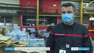 Nevers : les pompiers viennent en aide aux sinistrés des Alpes-Maritimes