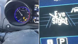 subaru EYESIGHT “not working” in cold weather (hot weather, fog, heavy rain) disable