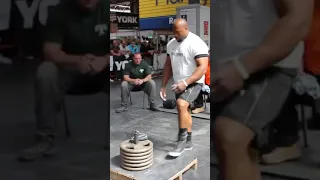 Mark Felix Breaks his own World Record! | Rolling Thunder | Strongman | #Shorts