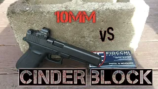 10mm VS. Cinder Block!! Interesting Results!!