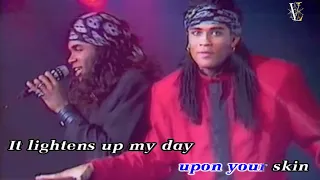 Girl You Know It's True - Milli Vanilli [Official KARAOKE with Backup Vocals in HQ]