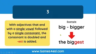 Grade 4 (Lesson 12 : Superlative adjectives)