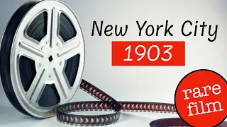 See 1903 New York City - Fish Market Colorized Film [RARE]