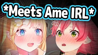 Miko Met Ame IRL and Tried Speaking English With Her and EN Staff Members...【Hololive】