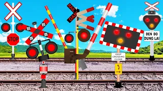 各種踏切 そして訓練する Various Railroad Crossing and Train Railway Level Crossover 踏切列車 @fumikiritrainchannel