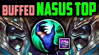 BUFFED NASUS FEELS GOOOOOD... (Best Build/Runes) Nasus Gameplay Guide Season 14 - League of Legends