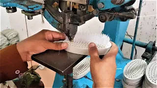 Cloth Cleaning Brush Preparation | How to Make a Giant Cloth Washing Brush | Skill Man