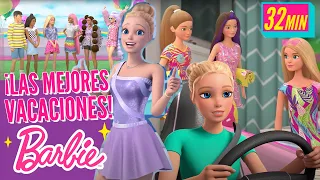¡VACACIONES DE VERANO CON BARBIE Y SUS AMIGOS! 🌼🍧😎 | Maratón de Barbie en Español Latino