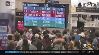 Dozens of NJ TRANSIT trains delayed, canceled