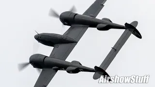 P-38 Lightning Aerobatics - Steve Hinton - EAA AirVenture Oshkosh 2021