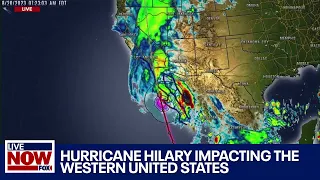 Hurricane Hilary: Damage, floods, and wind impacting California as Category 1 | LiveNOW from FOX