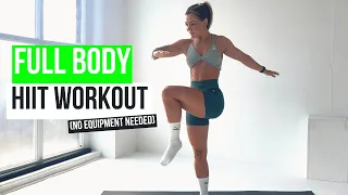 FULL BODY HIIT WORKOUT (no equipment needed and no repeats!)