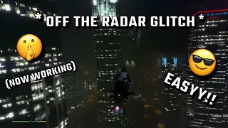 GTA 5 ONLINE (OFF THE RADAR GLITCH) EASY!