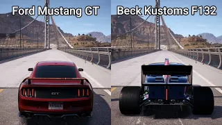 NFS Payback - Ford Mustang GT vs Beck Kustoms F132 - Drag Race