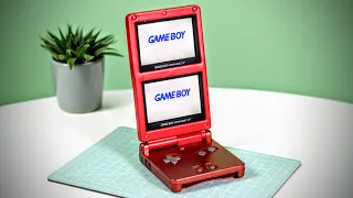 Giving the GameBoy Advance SP another screen for no reason