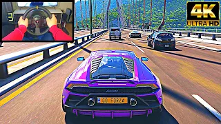 Lamborghini Huracan EVO | Forza Horizon 5 | Thrustmaster TX Steering Wheel Gameplay