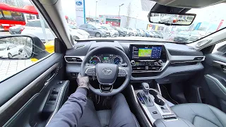 New Toyota Highlander Hybrid 2021 Test Drive Review POV