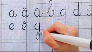 Dạy bé viết chữ cỡ nhỡ chuẩn ly, nét | Bé tập viết | Viết chữ đẹp chuẩn | Viết chữ cái - EDU Mầm Non