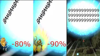 80% AND 90% DAMAGE REDUCTION VS THE SPIRIT BOMB NUKE |DOKKAN BATTLE