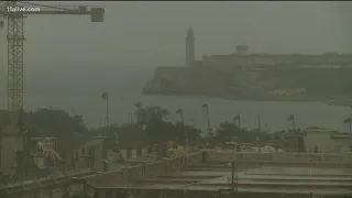 Hurricane Ida makes landfall in Cuba