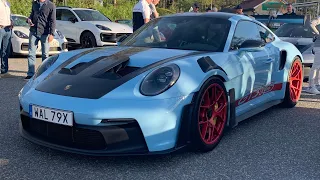 Porsche Cars and Coffee (flybys)