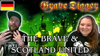 THIS WAS EPIC! | Grave Digger - The Brave/Scotland United | Our First Time REACTION