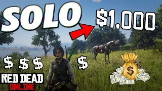 HURRY! SOLO MONEY/XP GLITCH IN RED DEAD ONLINE! (RED DEAD REDEMPTION 2)