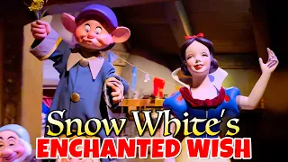Snow White's Enchanted Wish FULL POV - Snow White Ride Disneyland [4K]