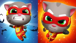 Talking Tom Hero Dash❗Heros 🆚 Raccoon BOSS Fight 🔥 Full Screen Walkthrough Gameplay 🤯🔥