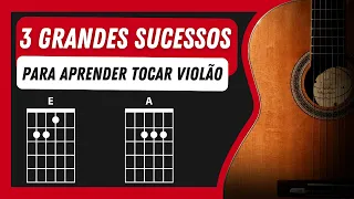 3 grandes sucessos românticos fáceis de tocar no violão com APENAS 3 ACORDES SIMPLES | Paulo Sousa